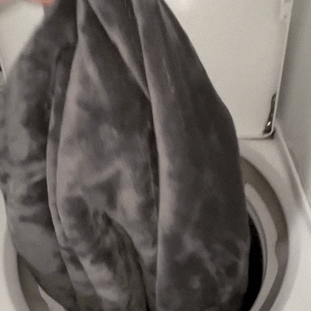 Cuddle Puddle machine washable demonstration