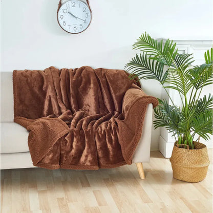 Cuddle Puddle™ waterproof blanket in Coffee color